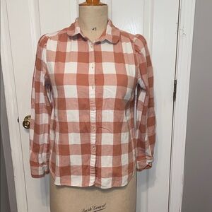 Loft Checkered Button-Up Shirt